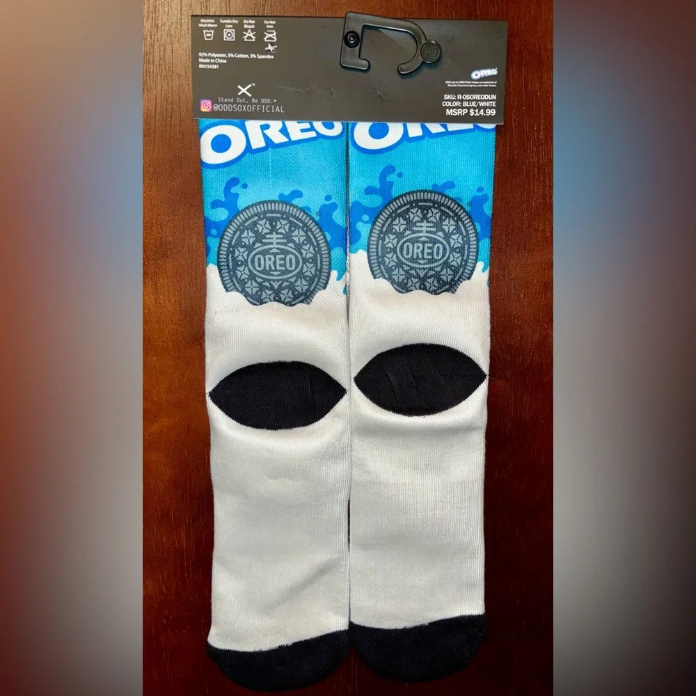 OREO ODD SOX NOVELTY CREW SOCKS NWT MEN’S SHOE SIZE 6-13